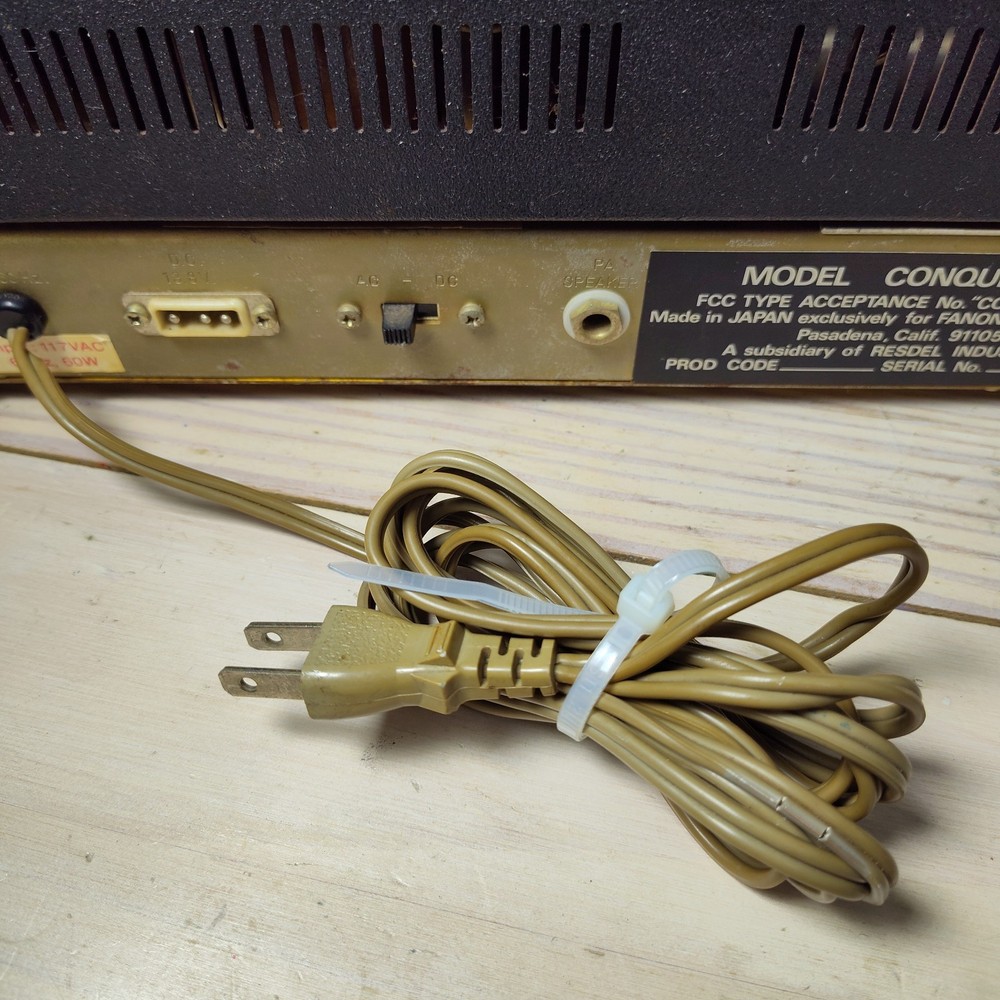 Courier Conqueror II CB Solid State Transceiver: Turns On Untested Parts Repair