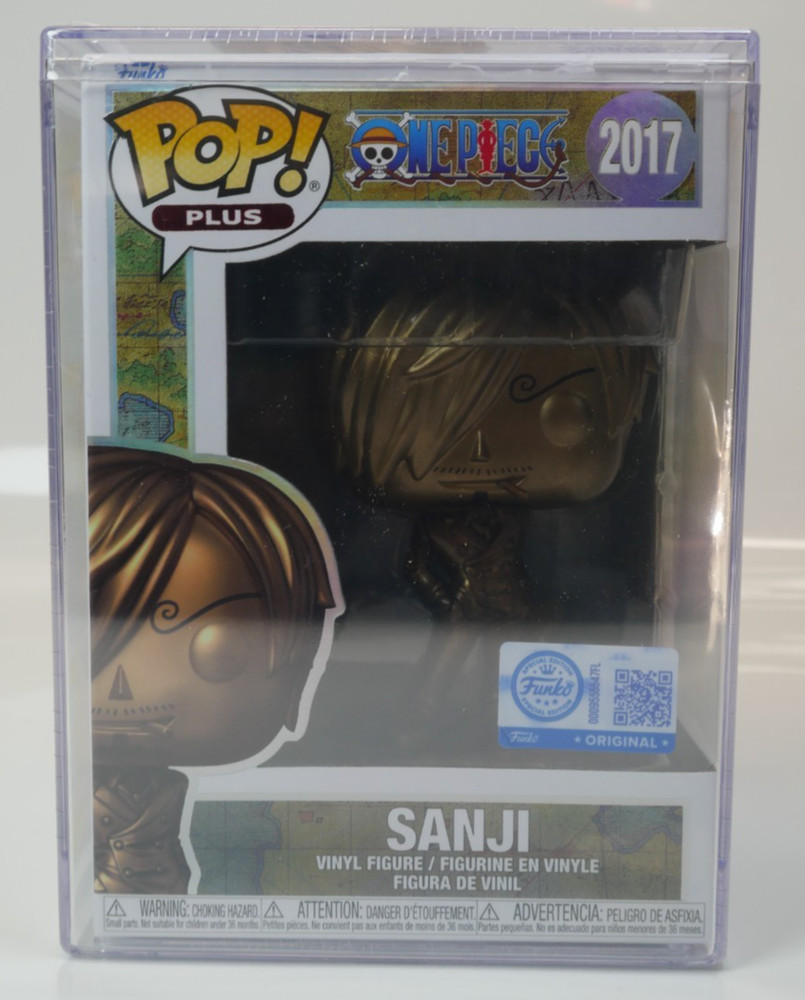 FUNKO Pop! Plus Sanji Statue (Bronze) with Hard Protector & Box SEALED #2017