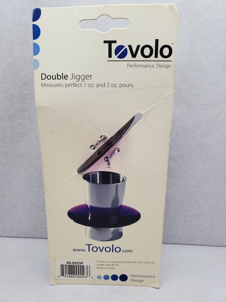 TOVOLO Double Jigger 1oz. And 2oz. Pour