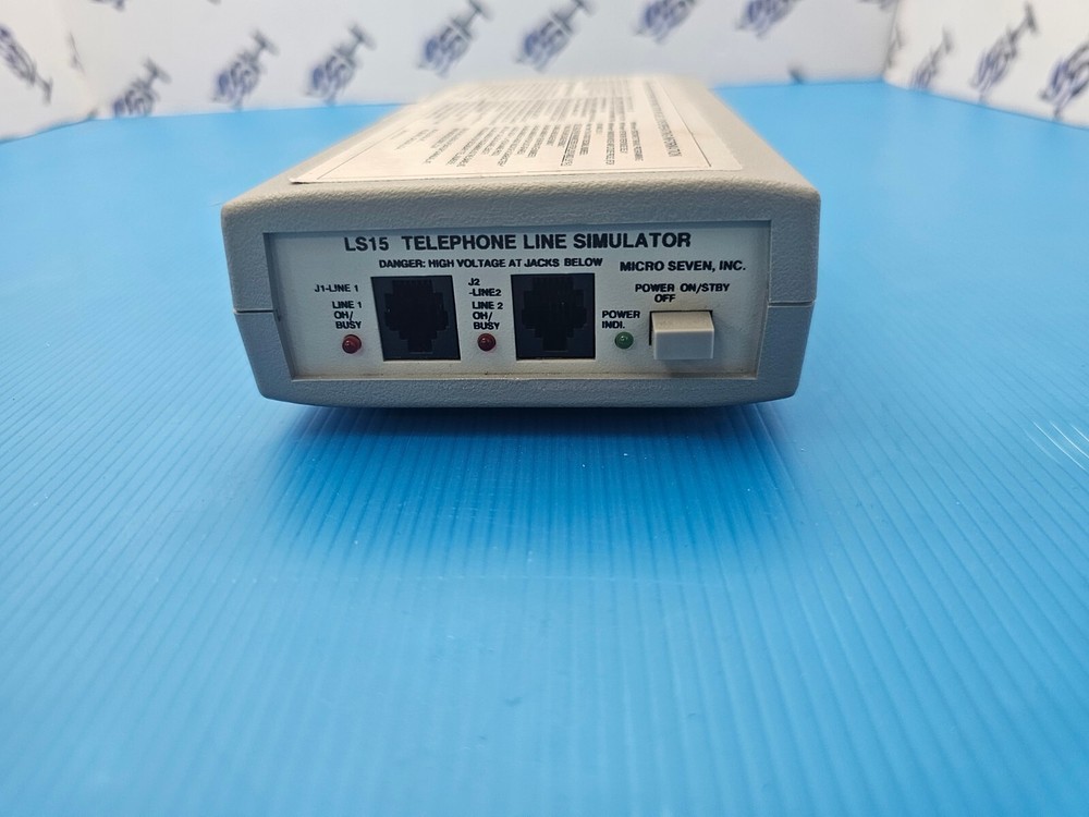 Micro Seven LS15 TELEPHONE LINE SIMULATOR LS15-1-ETS