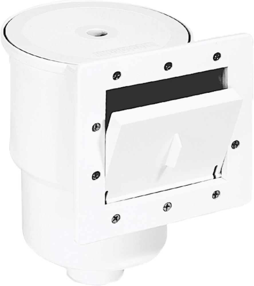 HYDROTOOLS Standard Thru-Wall Above Ground Pool Skimmer Kit ABS Construction