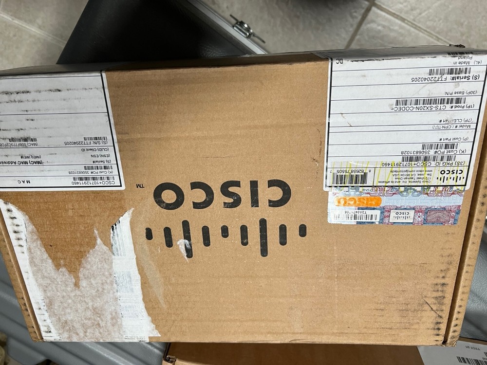 NEW Cisco CTS-SX20N-CODEC Telepresence Video Conference CODEC TTC7-21