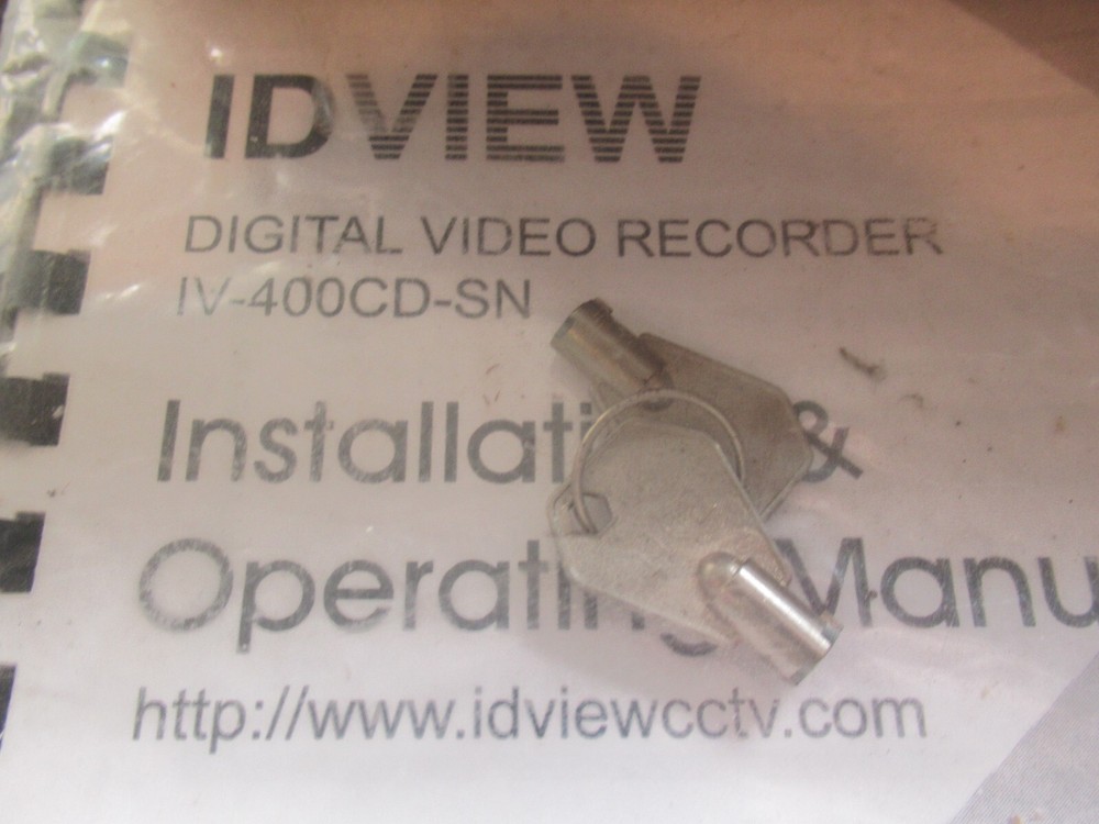 IDVIEW IV-400CD-SN Digital Time Lapse Video Recorder + Modulator Manual Security
