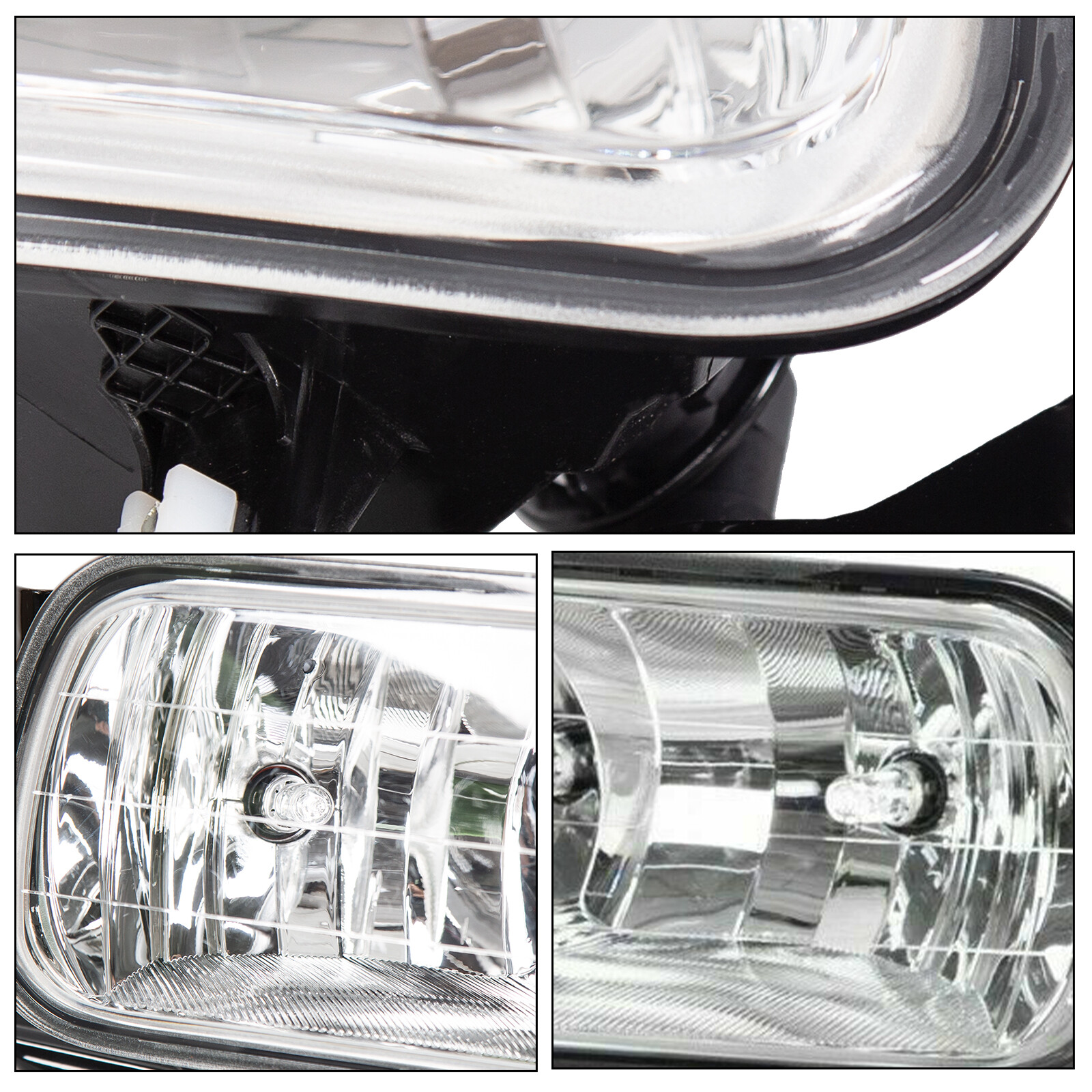 Front Fog Lights with Brackets For 2009-2012 Ram 1500 / 2010-2018 Ram 2500 3500