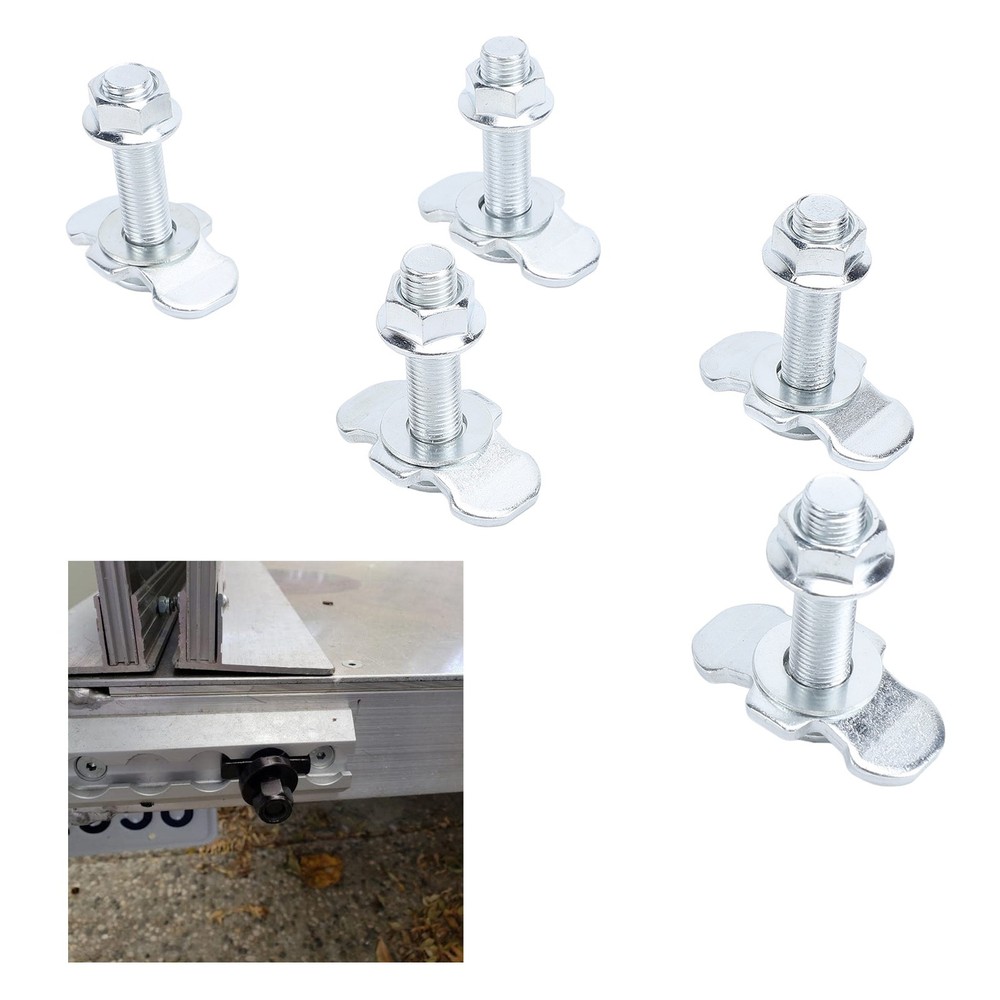 5pcs L Track Double Lug Threaded Stud Nut For Cargo Control