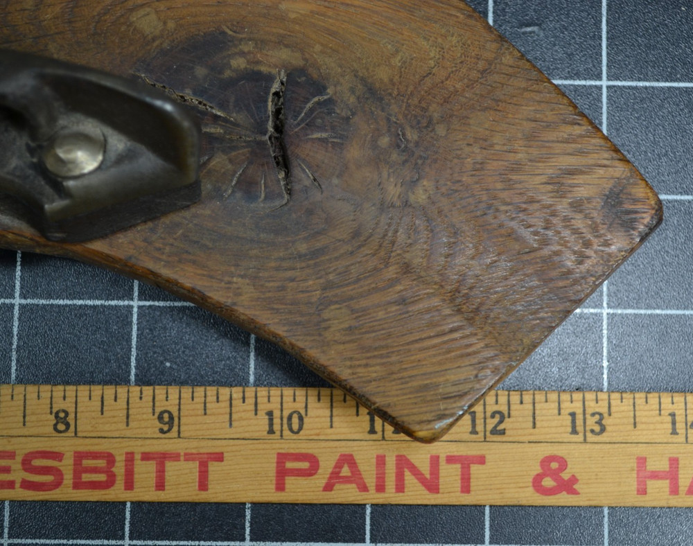 J. F. BROADHEAD - COOPER'S "V" CROZE WITH SOLID BRASS PLANE BODY