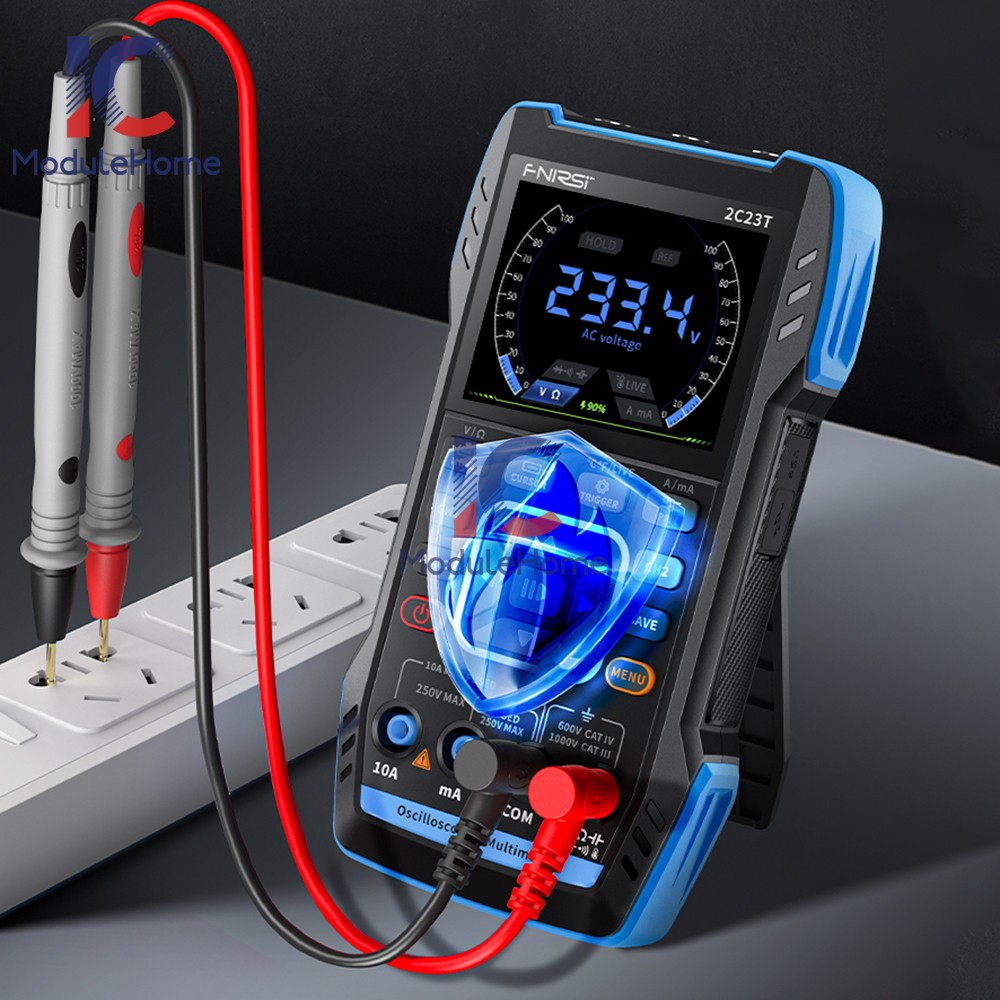 FNIRSI Handheld Digital Oscilloscope Multimeter Function Signal Generator 2C23T