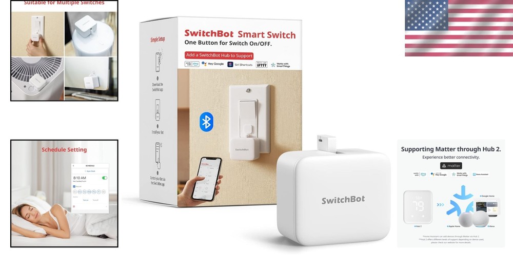 Voice-Controlled Smart Switch Adapter – Easy Bluetooth App Timer Included