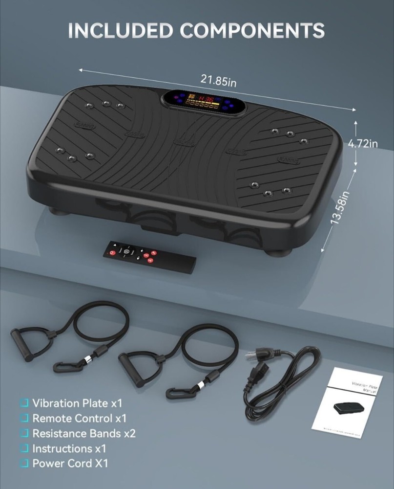 Vibration Plate Exercise Machine, Vibration Plate Platform for Lymphatic...