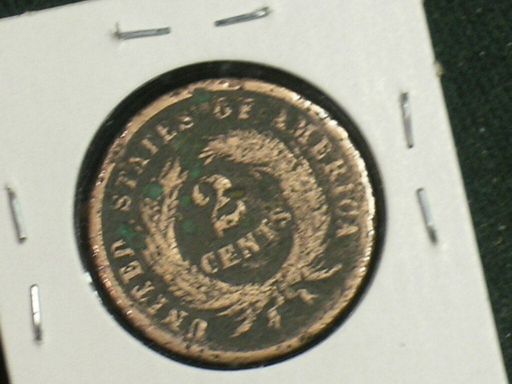 1865 Two Cent Piece - COMBINE SHIPPING AD7-42
