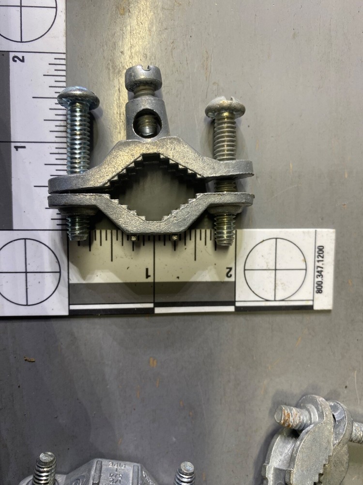 5 Conduit Clamps, aluminum