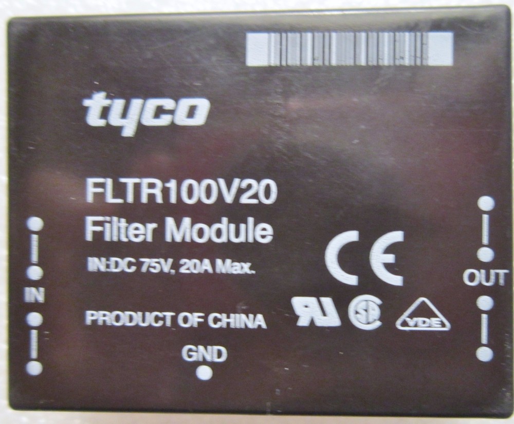 FLTR100V20 TYCO POWER LINE COMMON MODE FILTER MODULE 75V 20 AMP
