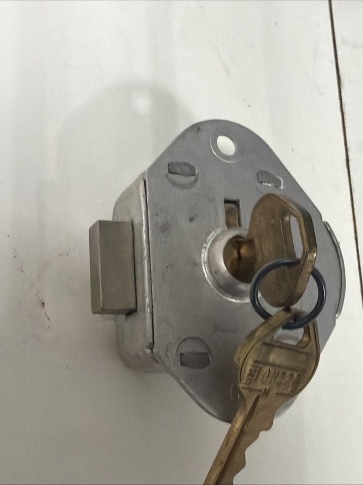 Master Lock 1710 Built-In Locker Lock, Key Type Different, Mounting Hole Dia.