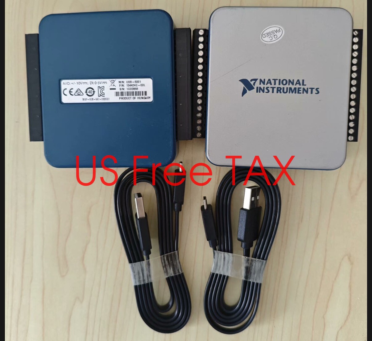 National Instruments USB-6001 Data Acquisition Card, NI DAQ, Multifunction