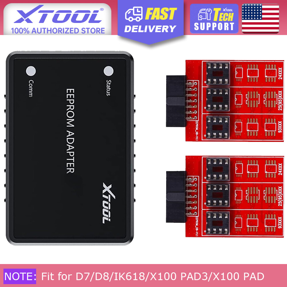 XTOOL EEPROM Adapter Retrieve PIN Code Restore IMMO Data Work for D7/D8 BT/D9PRO