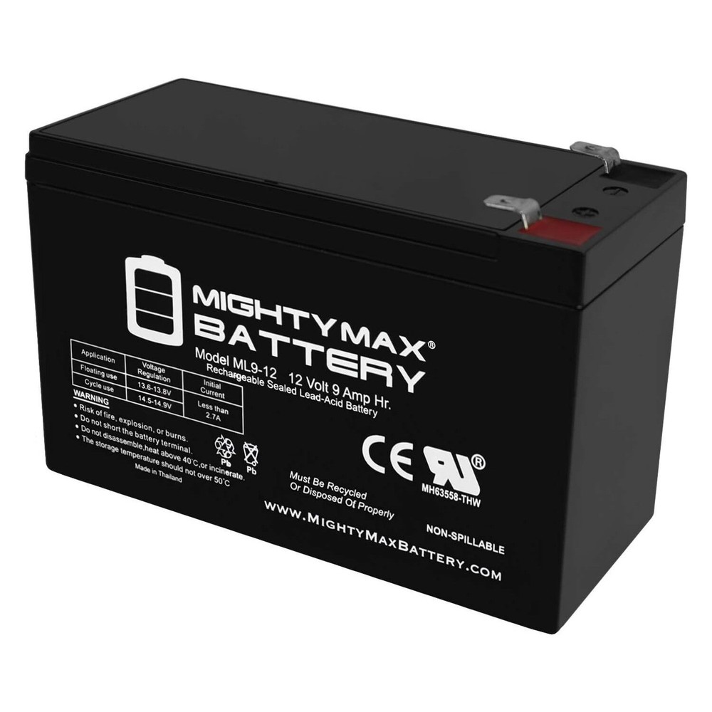 Mighty Max 12V 9Ah SLA Replacement Battery for Enduring CB-9-12