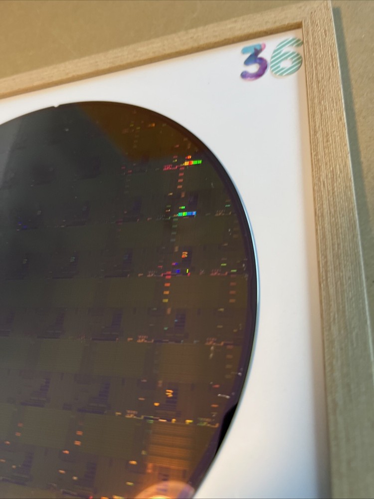 8” Patterns Silicon Wafer Thickness 735um Collection Art Wafer Come With AFrame