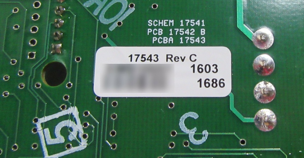 Genuine Mensor CPC6000 Backplane Board 17543 Rev C