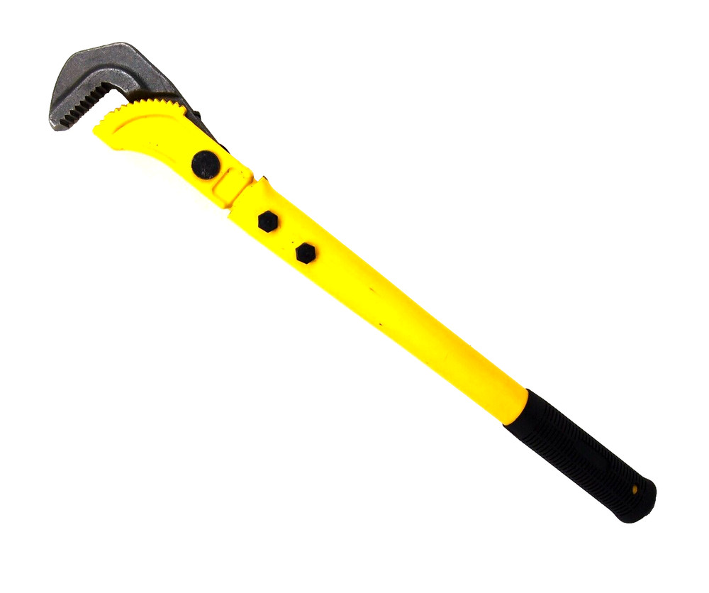 Pipe Wrench 18" Self Adjustable Forged Steel Plumber Multi-function
