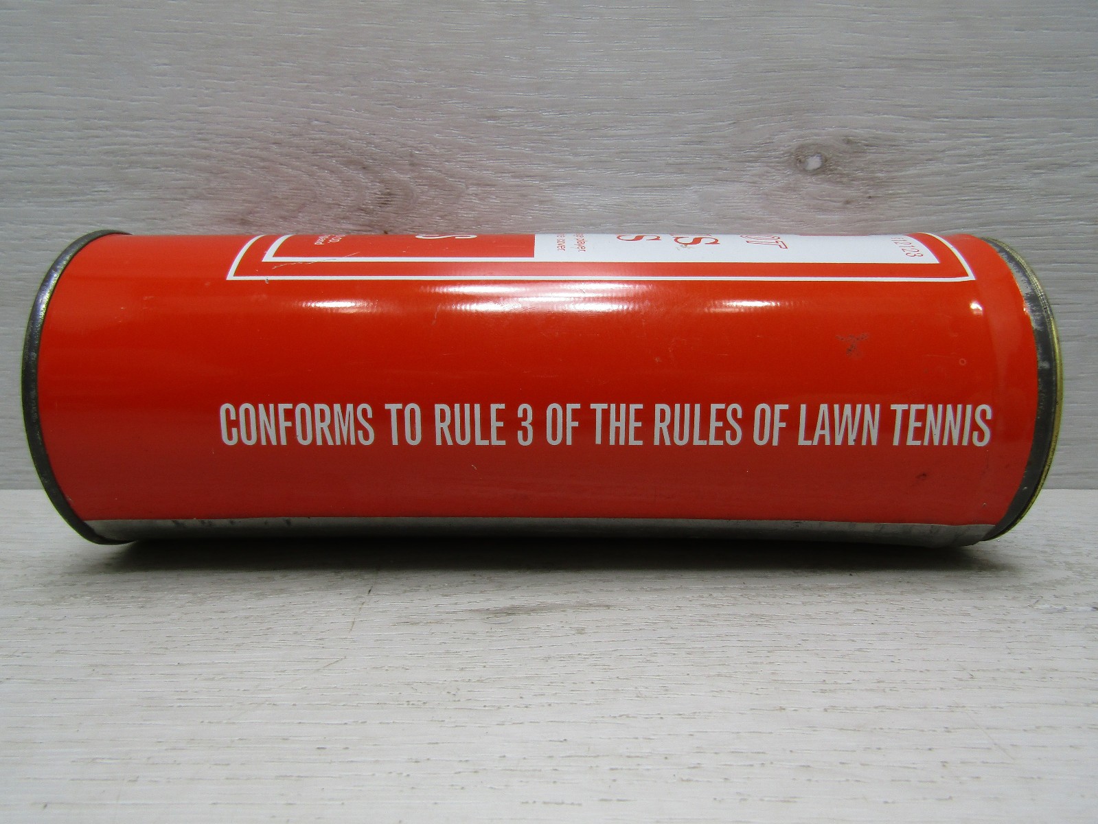 Vintage Sears Sure-Shot Tennis Ball Metal Can With 2 Balls VTG Decor England