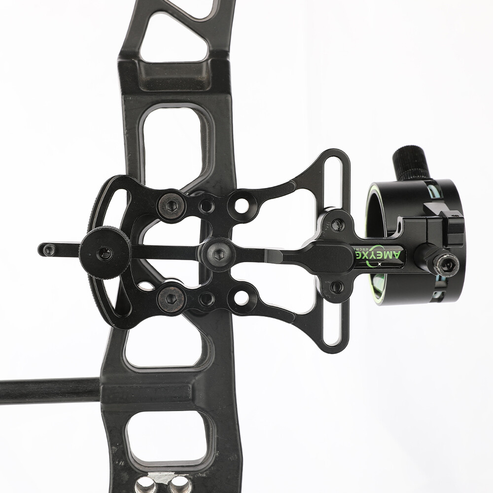 1 Pin Sight Single Pin 0.019" Adjustable Target Compound Bow Shoot Archery Hunt