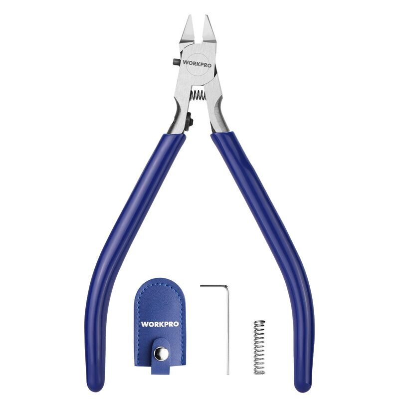 WORKPRO 4.7" Model Nippers Tool Ultra-thin Single Blade Nipper for Plastic Model
