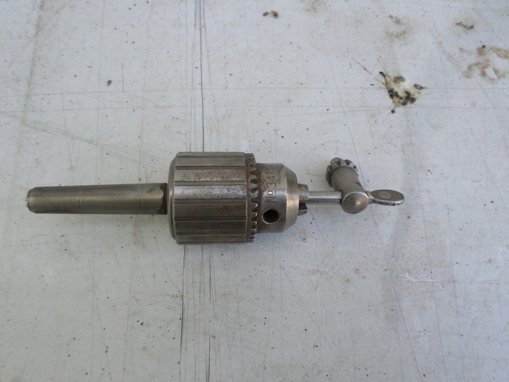 JACOB'S Chuck No.34  O" - 1/2"  w/Key   Used. .Good Condition