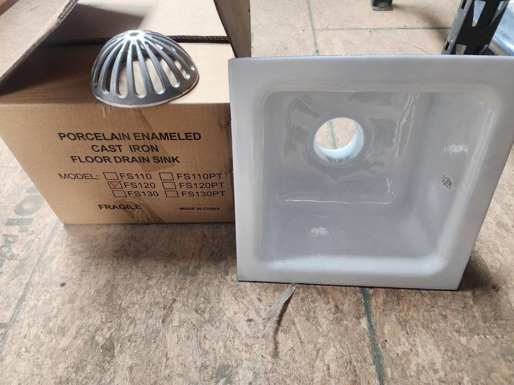 cast iron floor drain