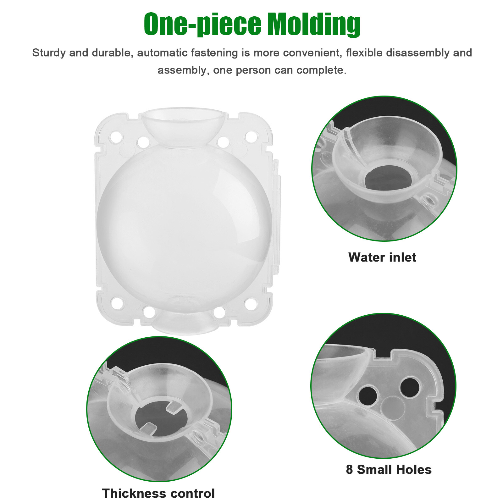 10Pcs 5CM Plant Root Growing Box Reusable Air Layering Pods for Fast Propagation