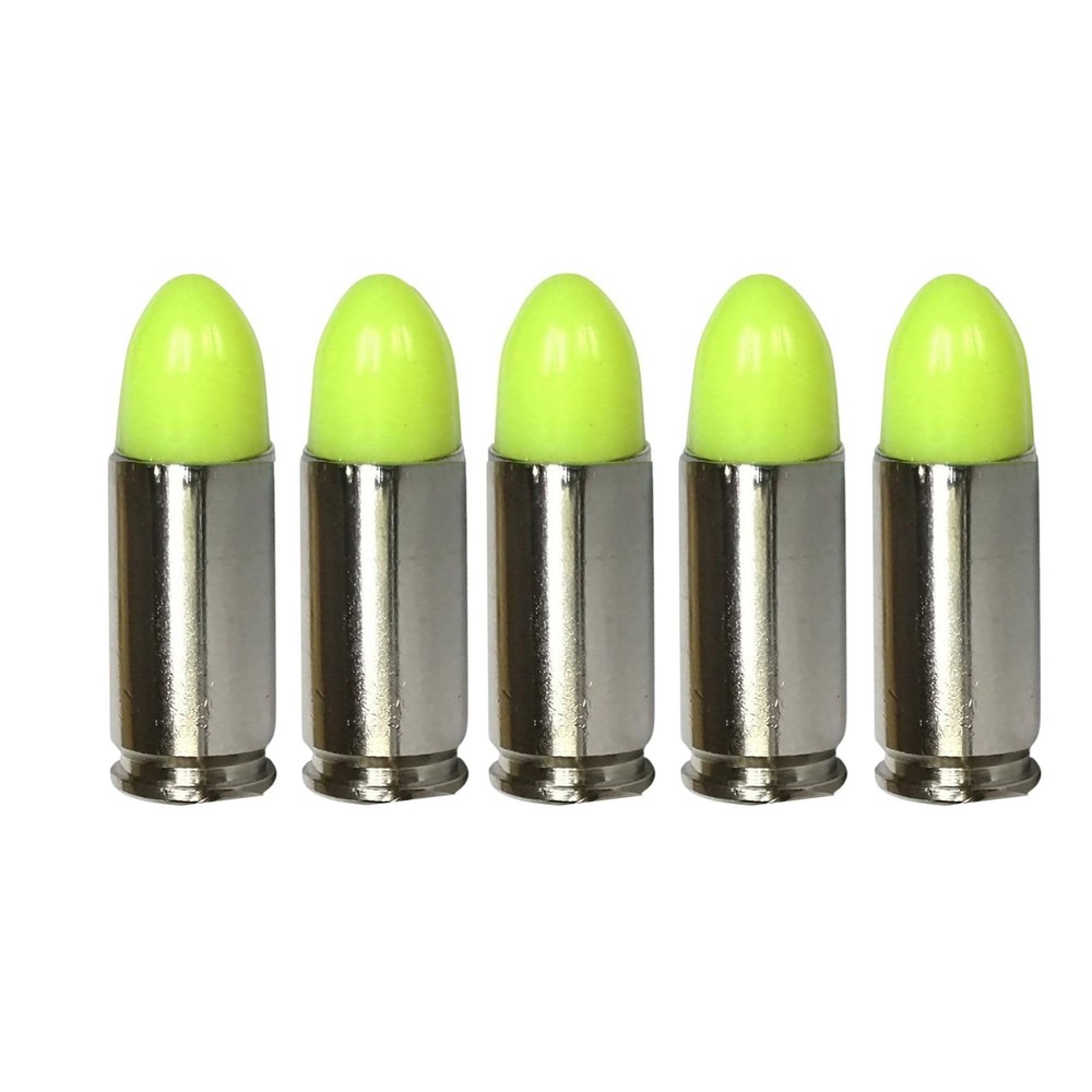 ST Action Pro 9mm Dummy Rounds –5 Pack Inert Training Small, Yellow