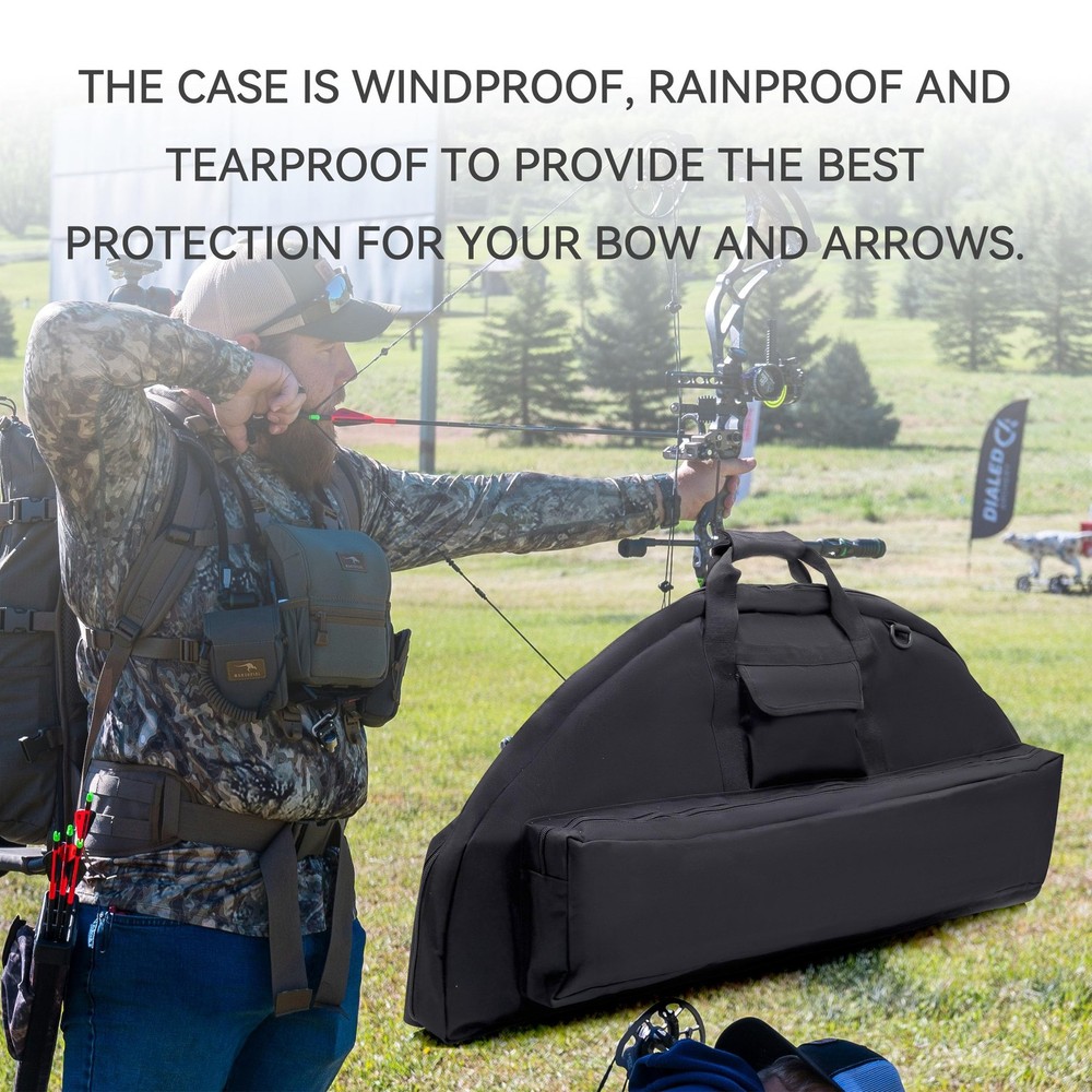 Compound Bow Case Multi-Functional Tactical Bow Bag Quick-Reload Design Porta...