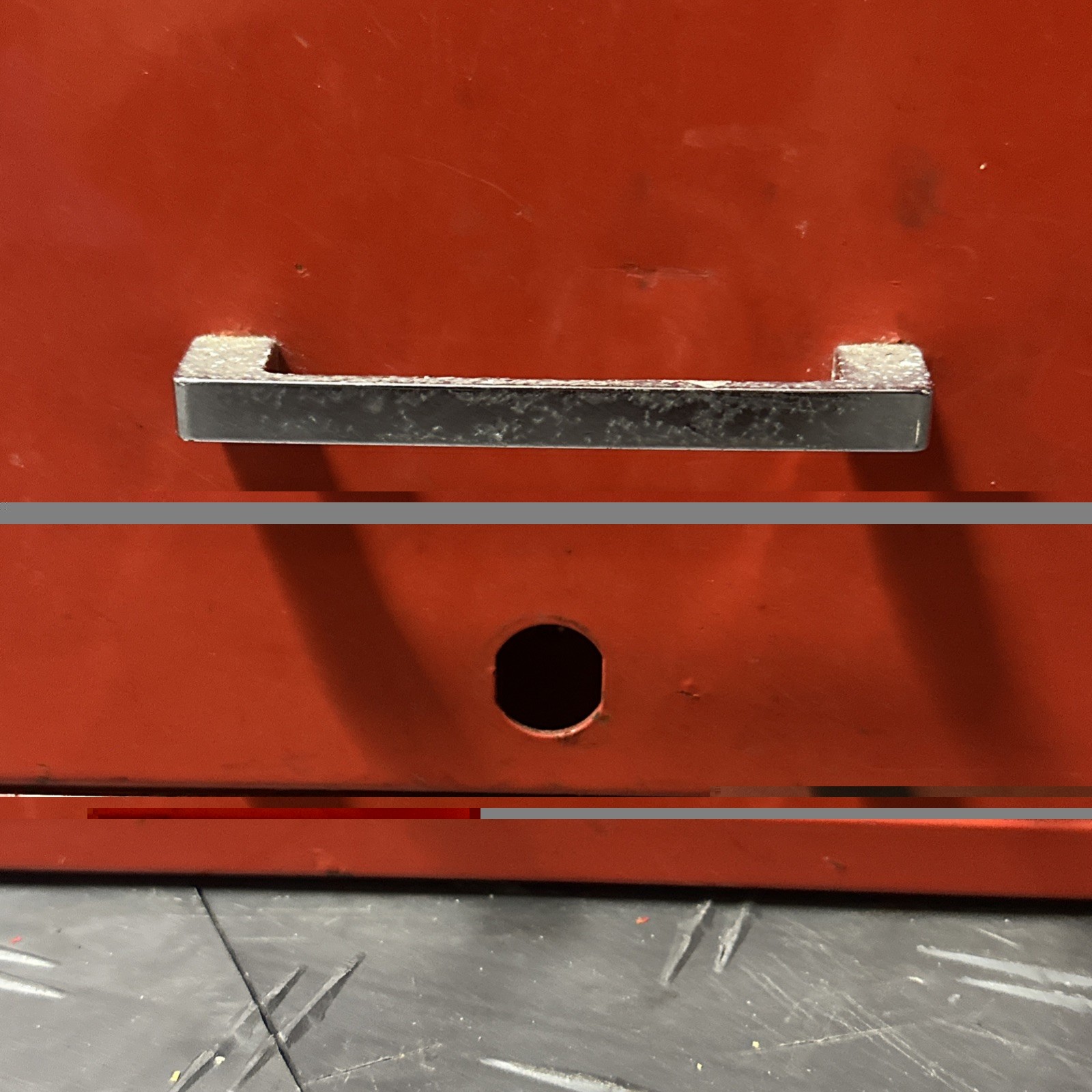 Vintage Snap-On Tools 24" Flip Top Tool Box 3 Drawer KRA-53D