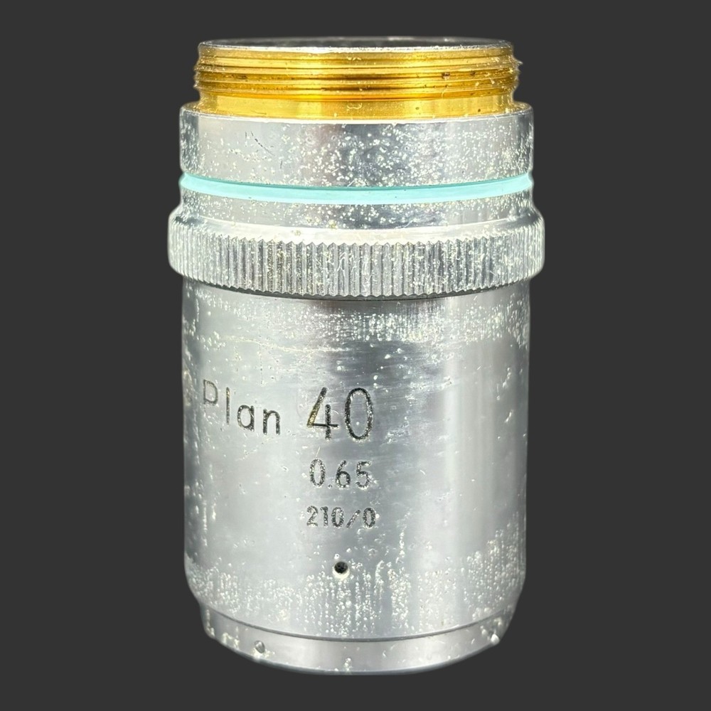 Vintage Nikon BD Plan 40 0.65 210/0 Microscope Objective Lens