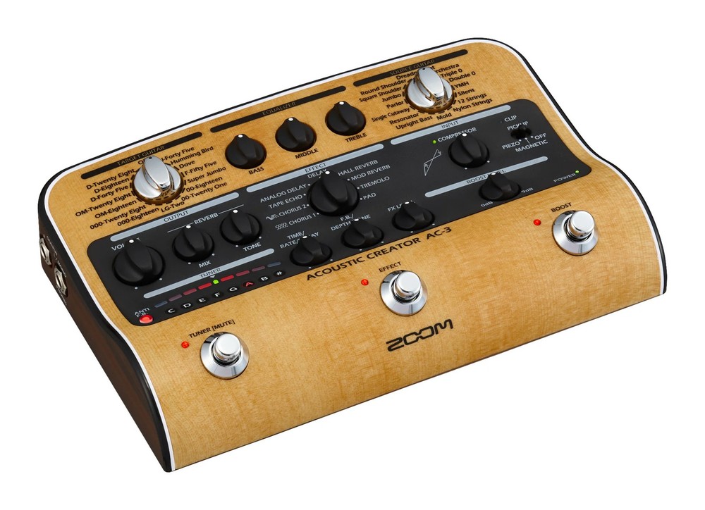 Zoom AC3 Acoustic Creator Multi Effects Pedal