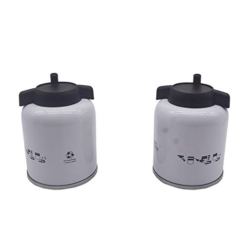 2 Pcs Fuel Filter with Water Separator Replacement for Bobcat 6667352