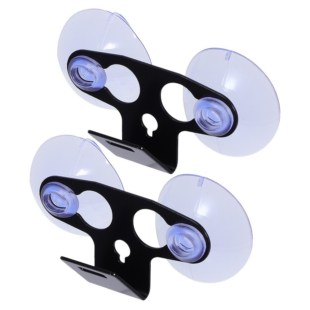 2 Pcs Windshield Radar Bracket Suction Cup Mounting Car Holder Dashboard
