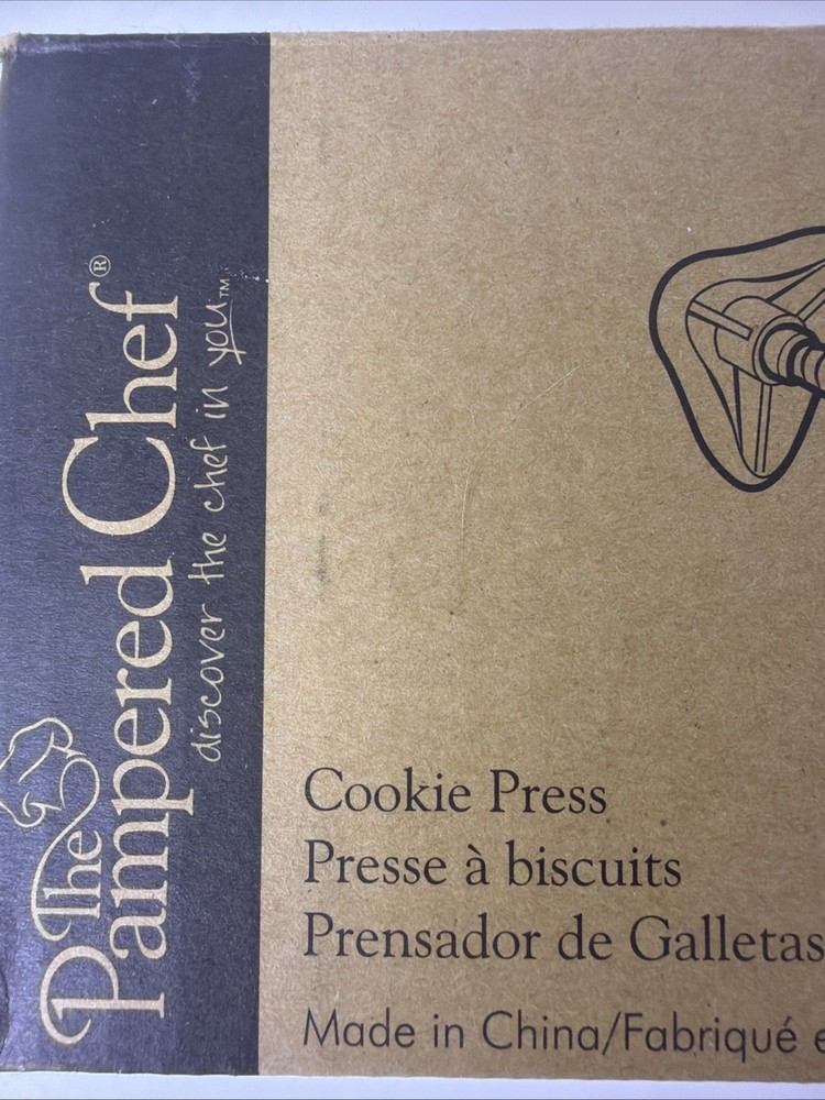 Pampered Chef 1526 Cookie Press New Open Box