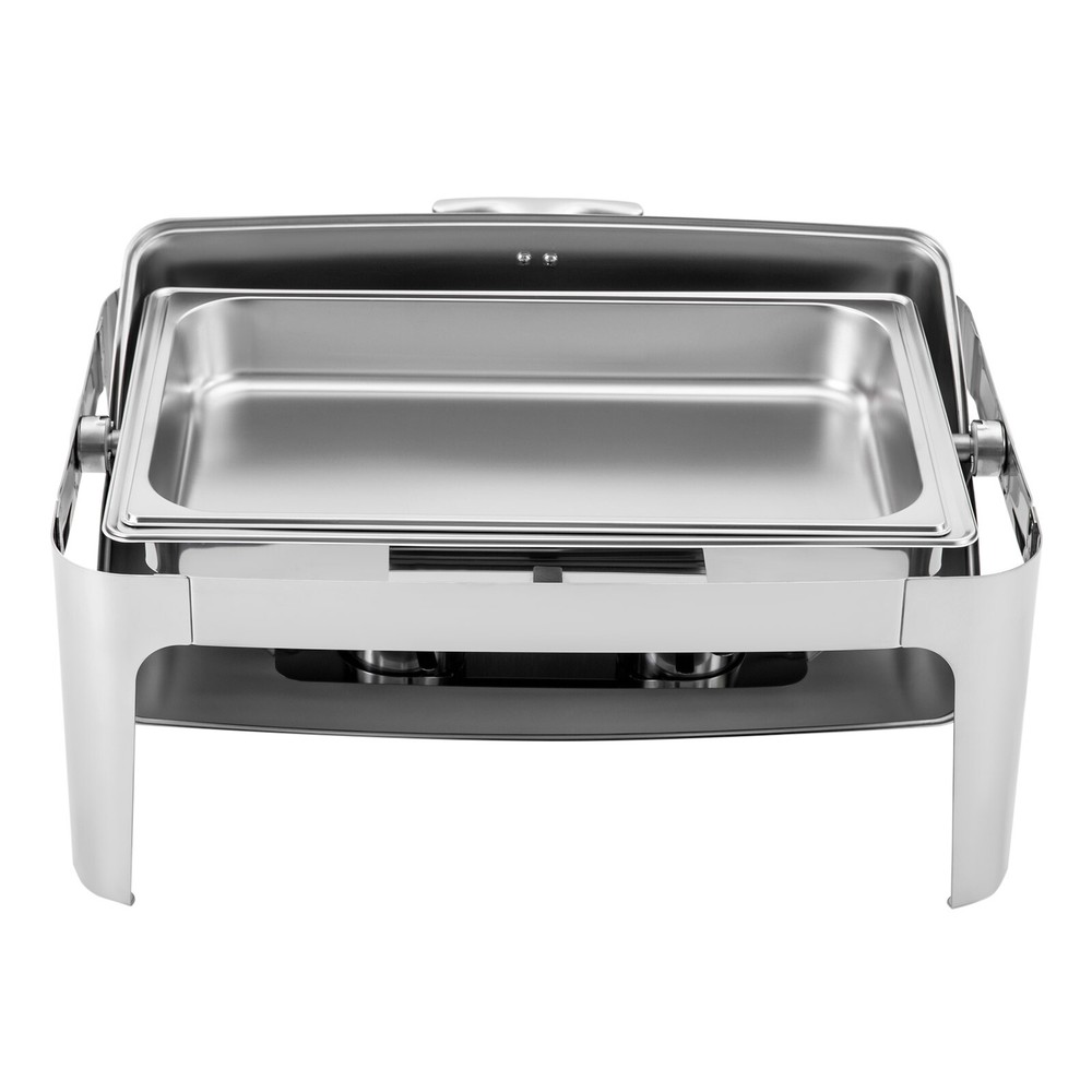 Buffet Set 9.5QT Stainless Steel Rectangular Roll Top Chafing Dish Pan Chafer US