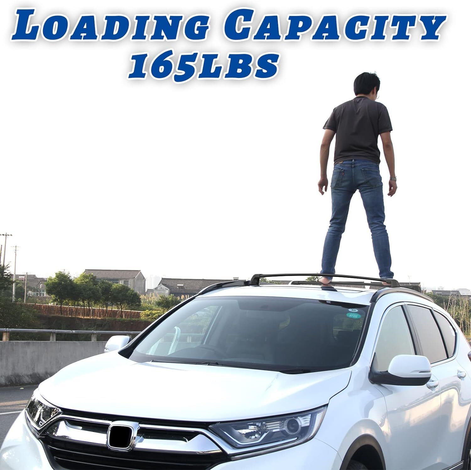 For Honda CRV CR-V 2017-2022 Roof Rack Side Rail Cross Bars Crossbars Top Cargo