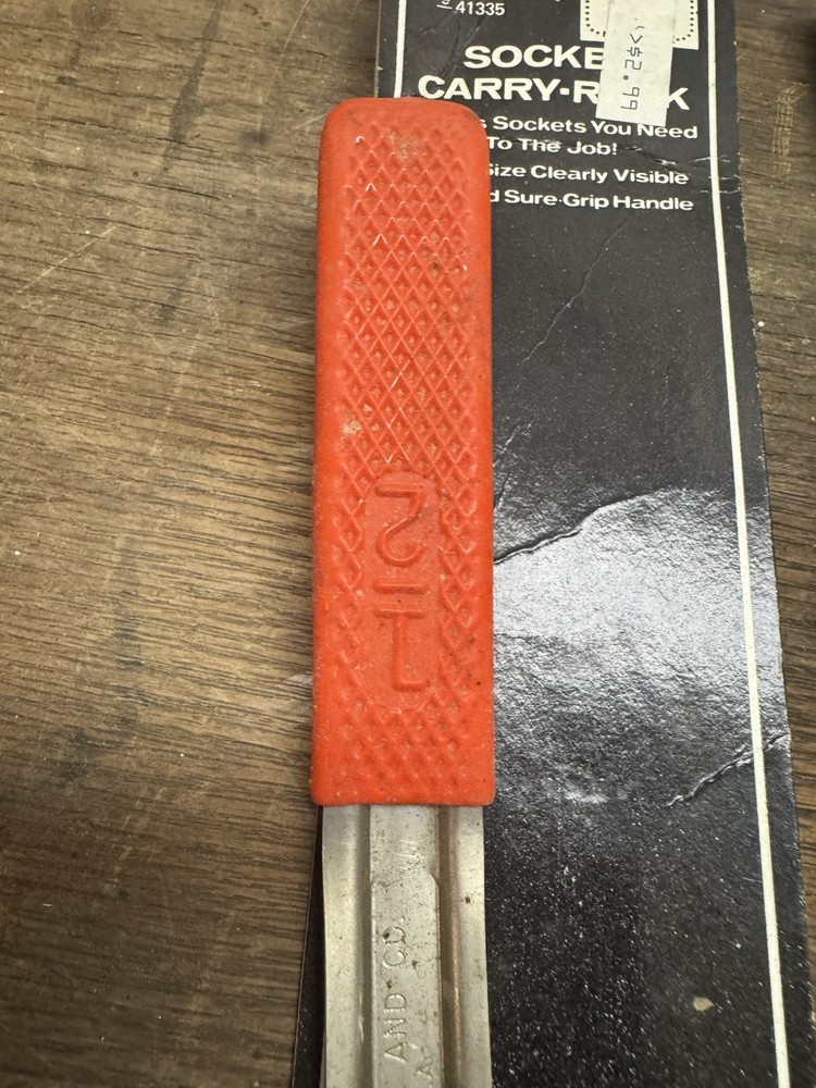 Sears Socket Carry Rack (2) For 1/2 And 3/8