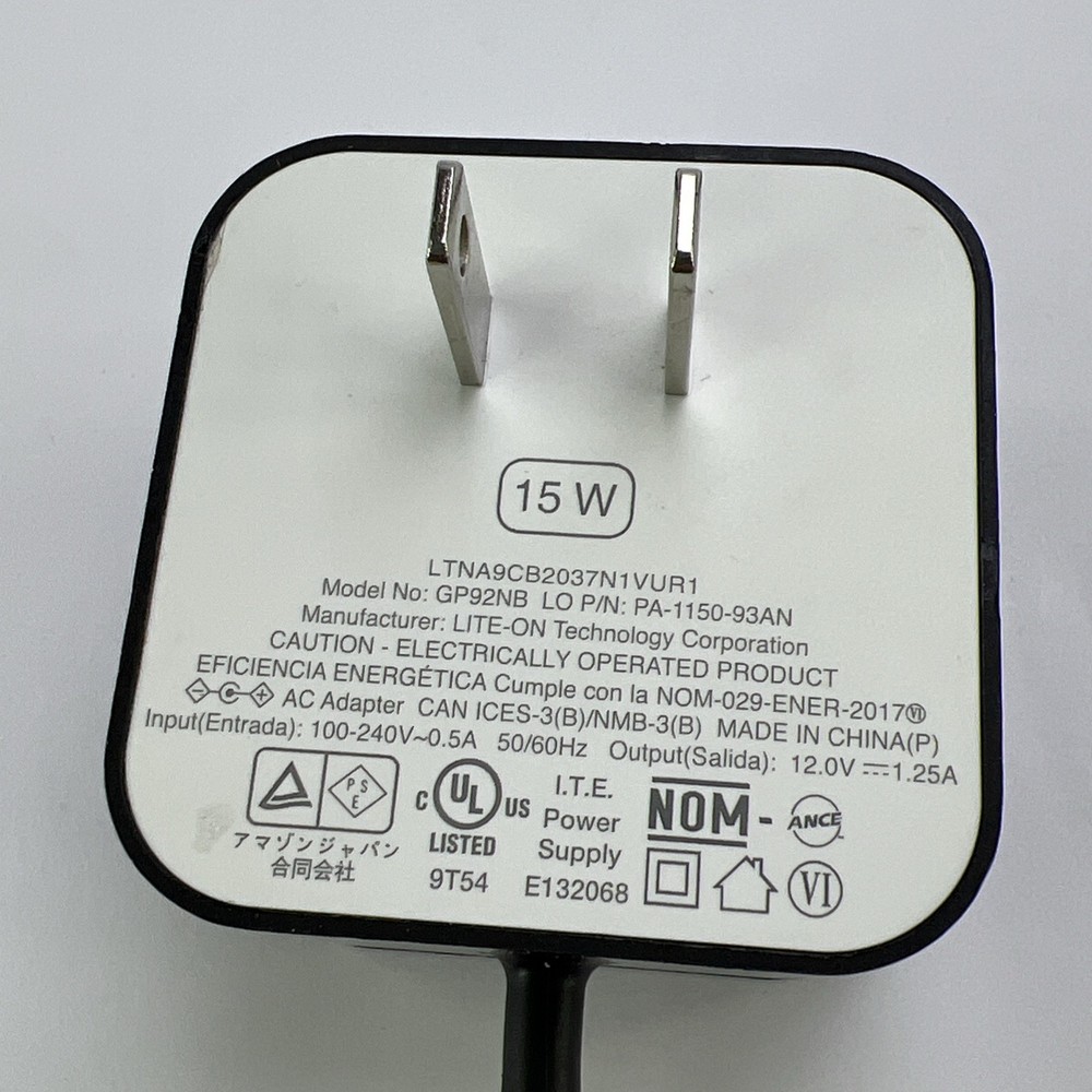 Amazon Alexa Echo Dot C78MP8 3rd Generation Smart Speaker with AC Adapter TESTED