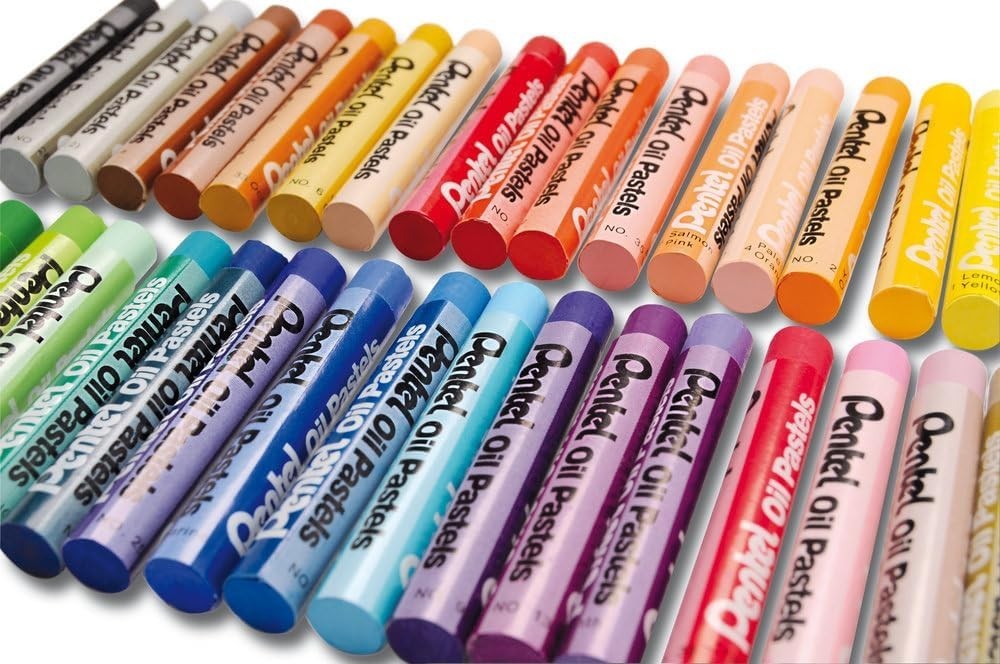 50-Count Blendable Oil Pastel Set - Perfect for Creative Expression and Art
