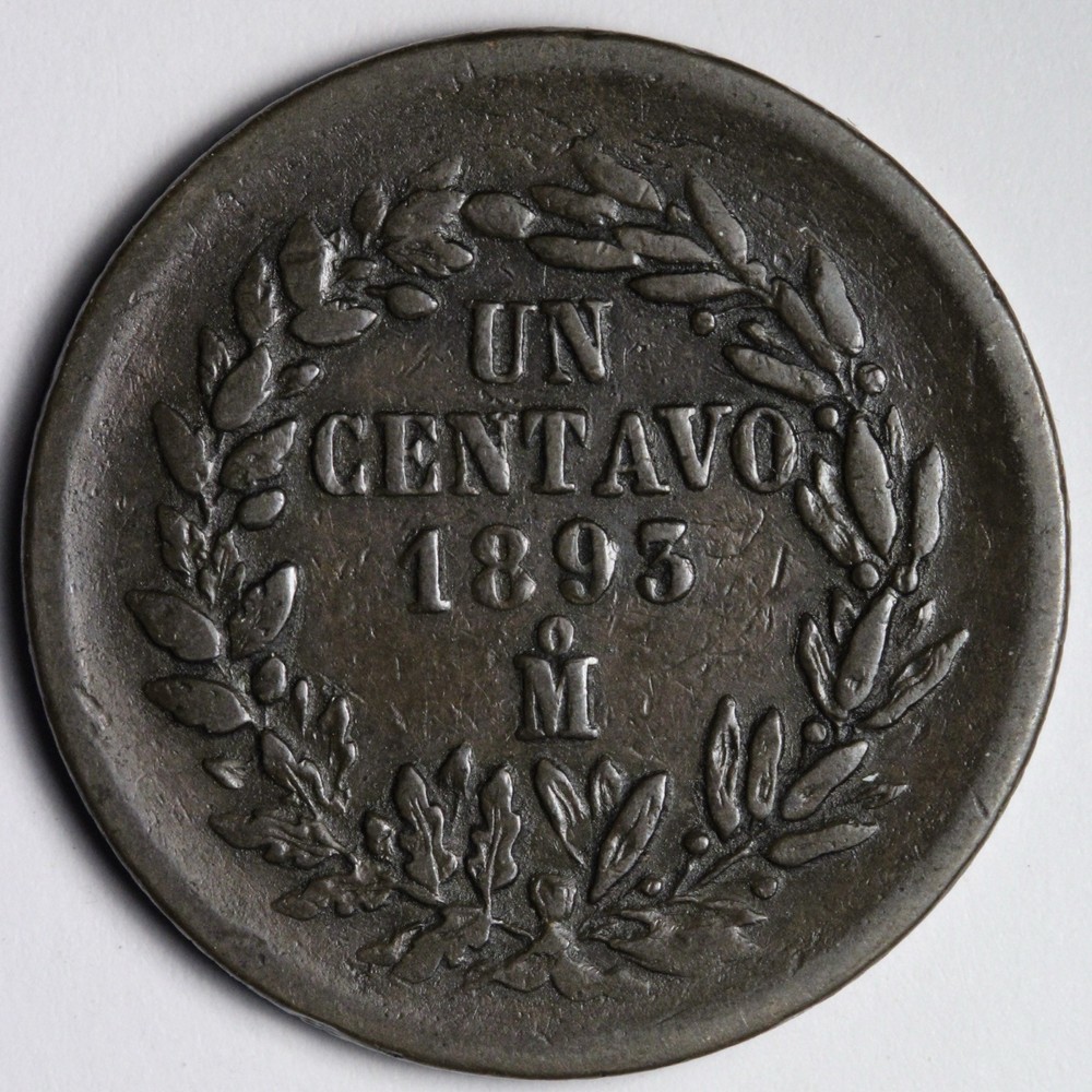 1893 Canada One Centavo Coin E382 DG