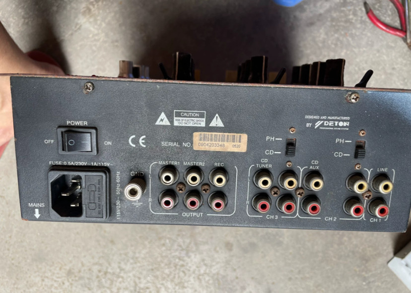 1pcs DENON DJ-324 Mixer Console