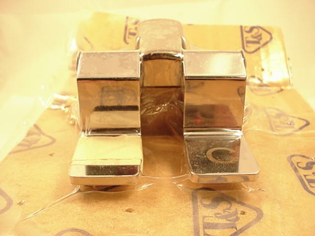 T & S B-0502 Double Pedal Valve Polished Ship Same Day