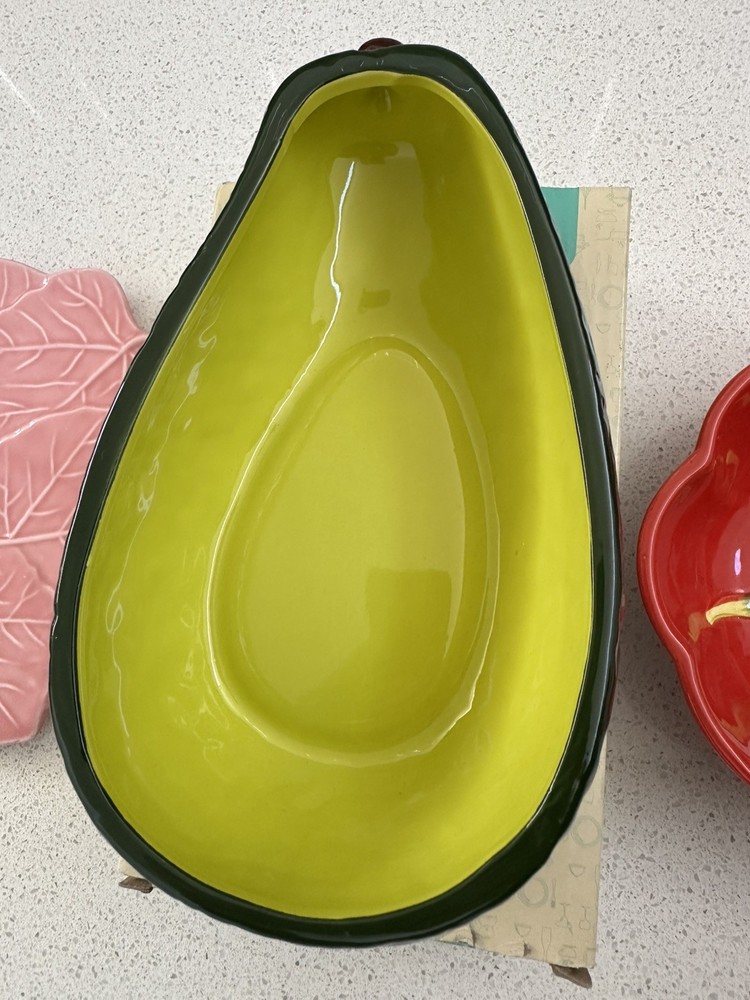 Ceramic vegetable shape bakingware, dishes plates and bowls