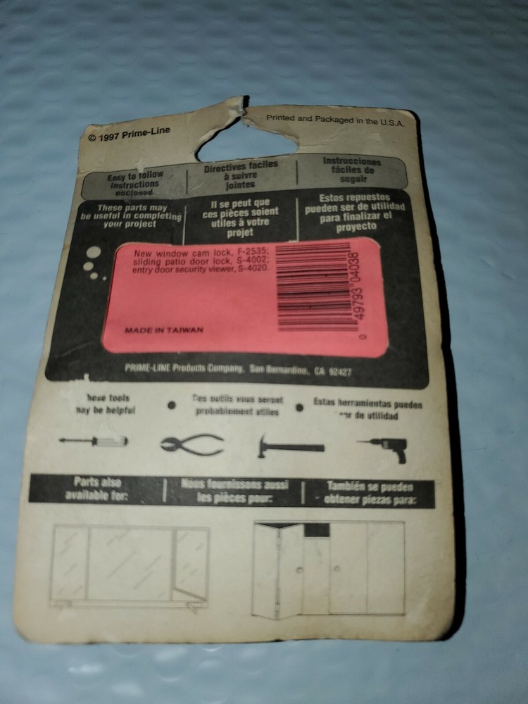 PRIME-LINE S-4038 Ventilating Wood Window Locks [New]