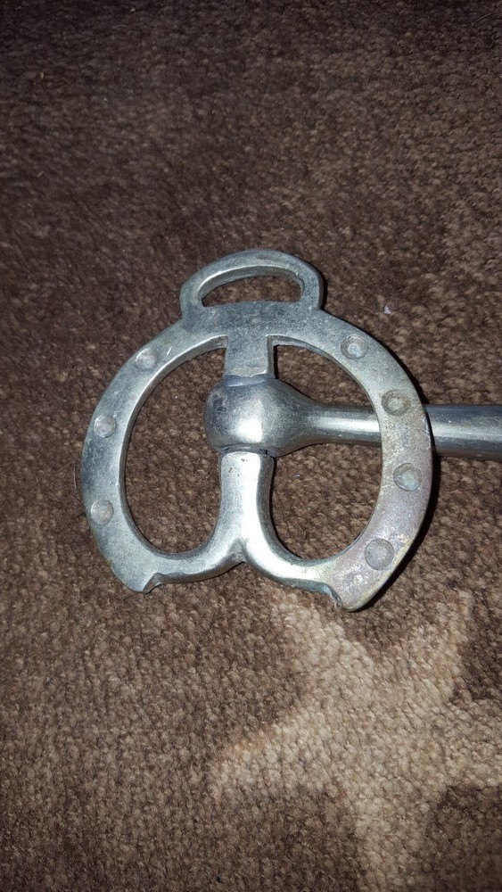 Blue Ribbon 4" Straight Bar Bit Solid Nickel Silver