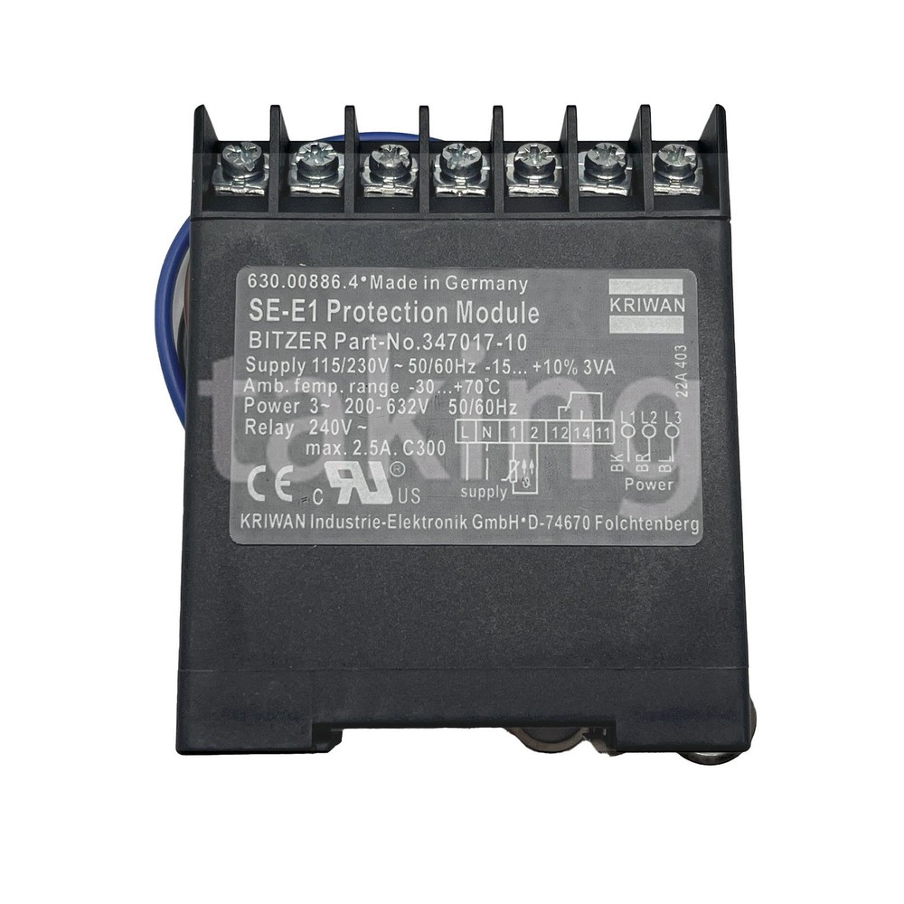 1pc Compressor Protection Module for Bitzer Se-E1 347017-10