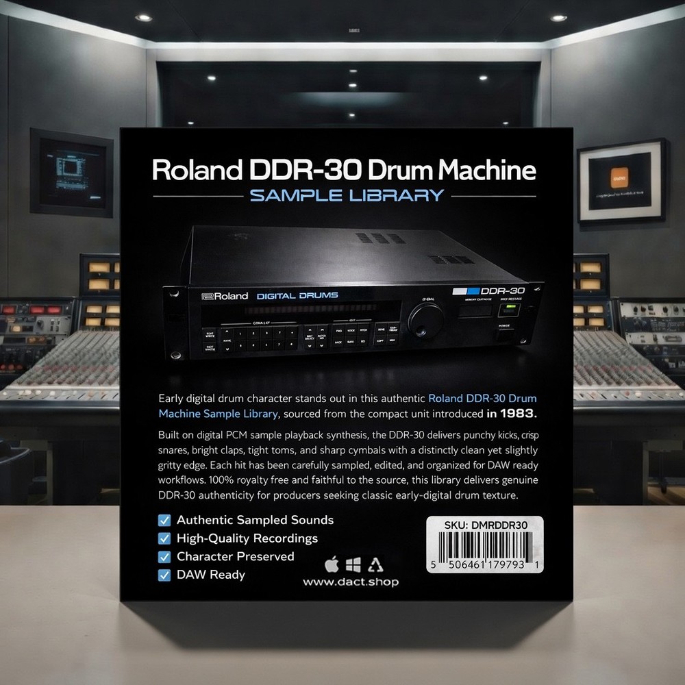 Roland DDR-30 Drum Machine Sample Library